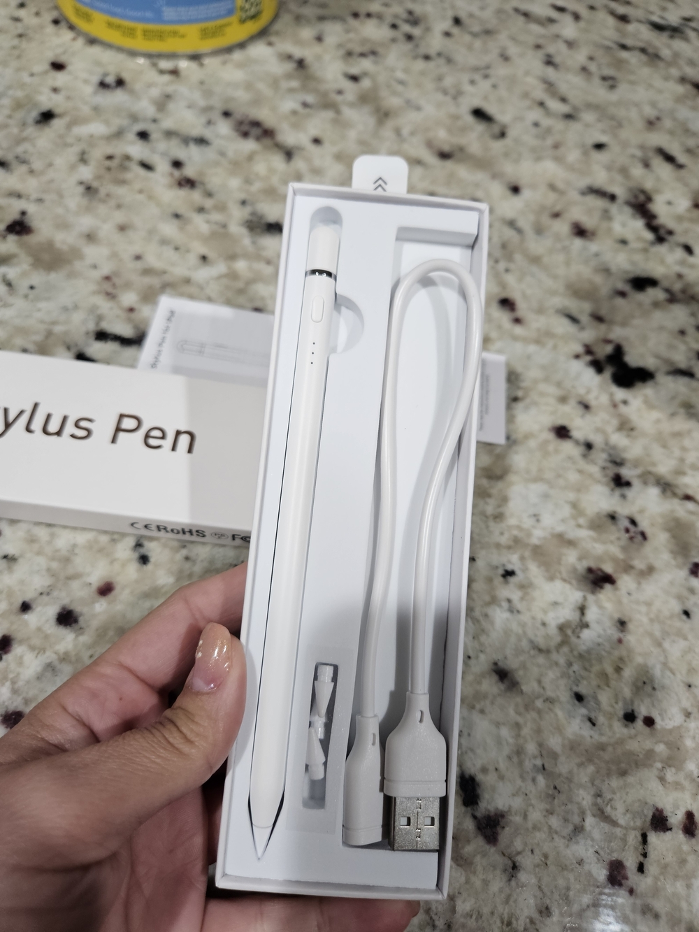 White Stylus Pen for Touchscreens - Precision Digital Pen